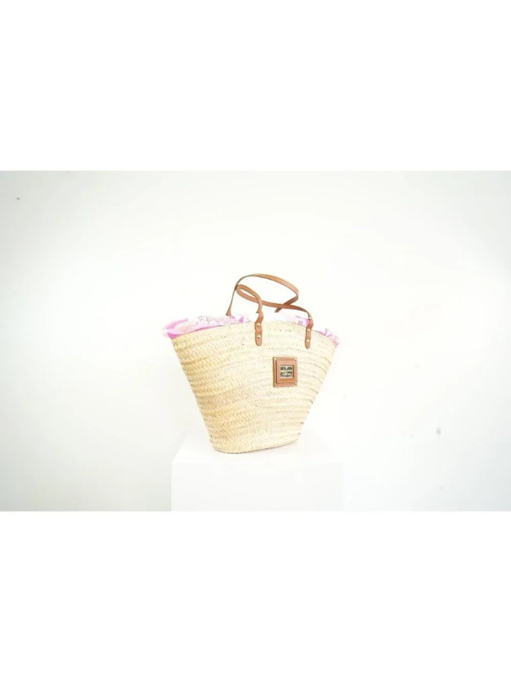 Emilio Pucci Wicker Basket Pink Inside Pattern (Deadstock) w/ dust bag - Picture 3 of 11